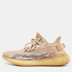 Yeezy x Adidas Multicolor Knit Fabric Boost 350 V2 Mx-Oat Sneakers Size 38 2/3